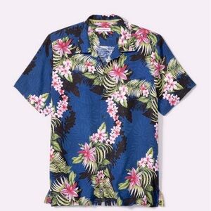 Tommy Bahama Tropical Blue Floral Men's Shirt
